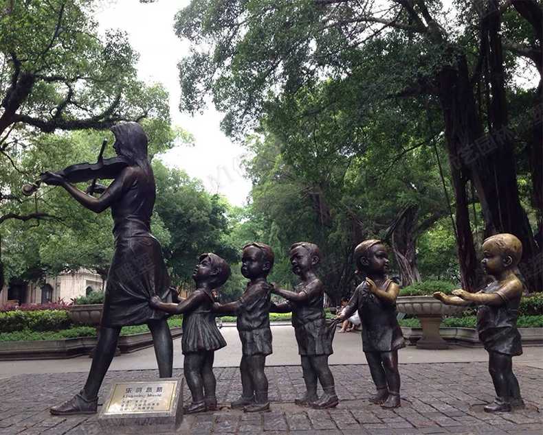 銅人物雕塑，銅小孩雕塑