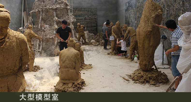 銅雕塑模型室，銅雕塑模型