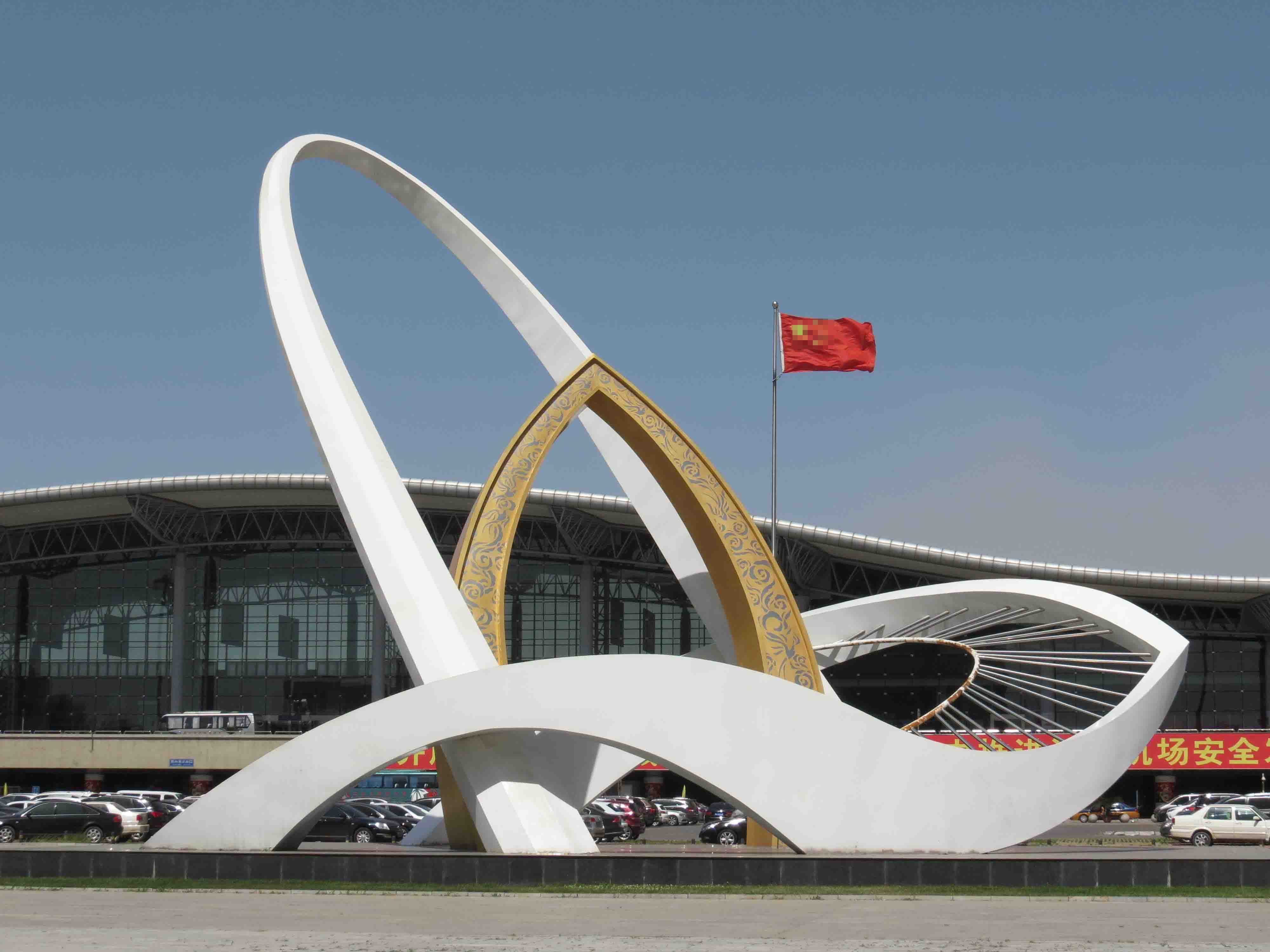 大型機(jī)場雕塑，大型廣場雕塑，機(jī)場廣場雕塑